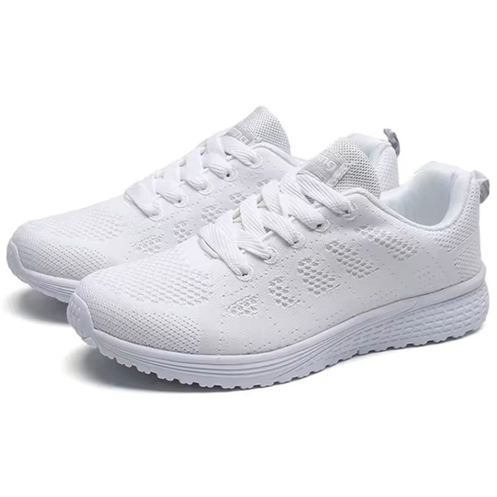 Breathable Mesh LaceUp Womens Sneakers Flat Casual Shoes 8
