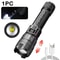 Rechargeable HighPower LED Flashlight With Zoom And Display 8