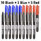 Permanent Marker Pen Set  Waterproof Ink Sketch Markers For Art And School 12
