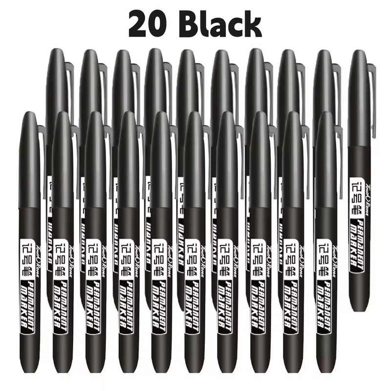 Permanent Marker Pen Set  Waterproof Ink Sketch Markers For Art And School 17