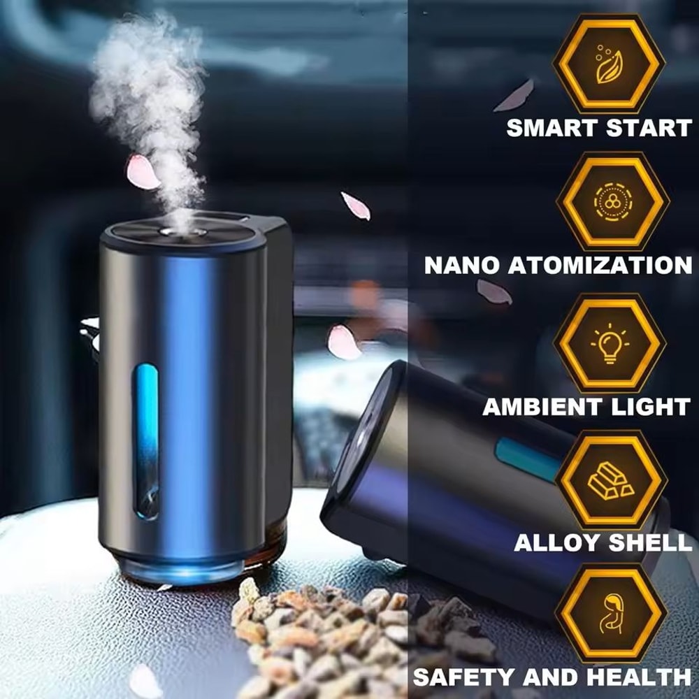 Rechargeable Car Aroma Diffuser With Adjustable Fragrance Levels 1