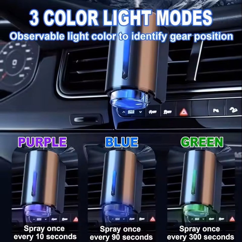 Rechargeable Car Aroma Diffuser With Adjustable Fragrance Levels 3