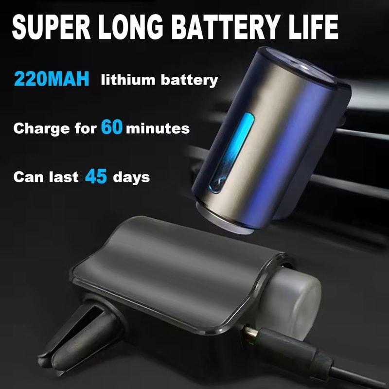 Rechargeable Car Aroma Diffuser With Adjustable Fragrance Levels 4