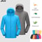 Lightweight Waterproof Camping Jacket With Hood And Pocket 0
