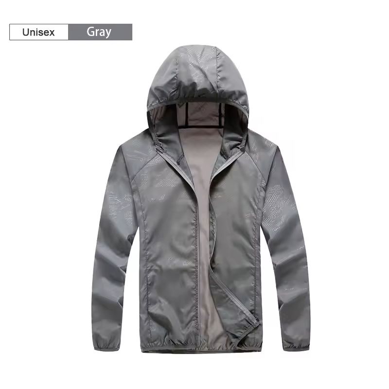 Lightweight Waterproof Camping Jacket With Hood And Pocket 9
