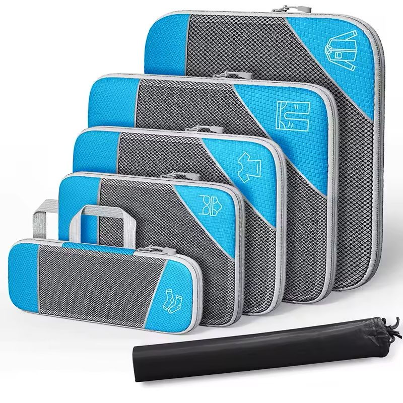 6 Piece Travel Compression Packing Cube Organizer Set 9