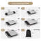6 Piece Travel Compression Packing Cube Organizer Set 2