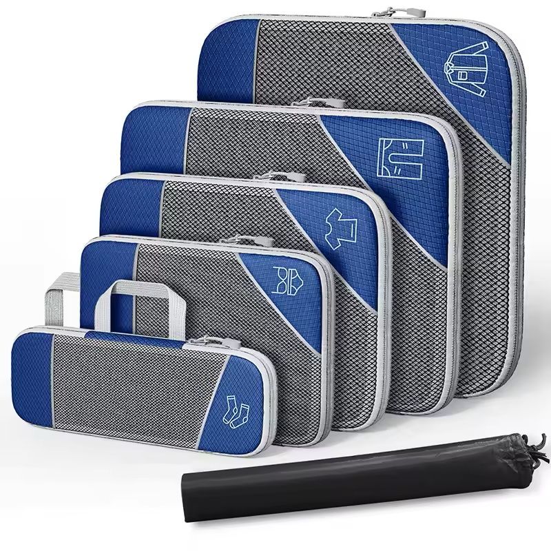 6 Piece Travel Compression Packing Cube Organizer Set 17
