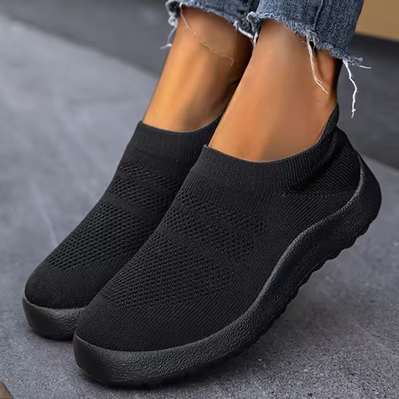 Women Slip On Sock Sneakers Breathable Running Shoes 7