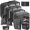 Travel Packing Cube Organizer Set With Shoe Pouch 0