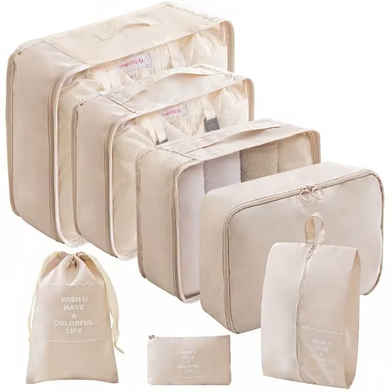 Travel Packing Cube Organizer Set With Shoe Pouch 3