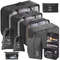 Travel Packing Cube Organizer Set With Shoe Pouch 11