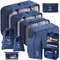 Travel Packing Cube Organizer Set With Shoe Pouch 12