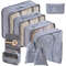 Travel Packing Cube Organizer Set With Shoe Pouch 13