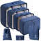 Travel Packing Cube Organizer Set With Shoe Pouch 8