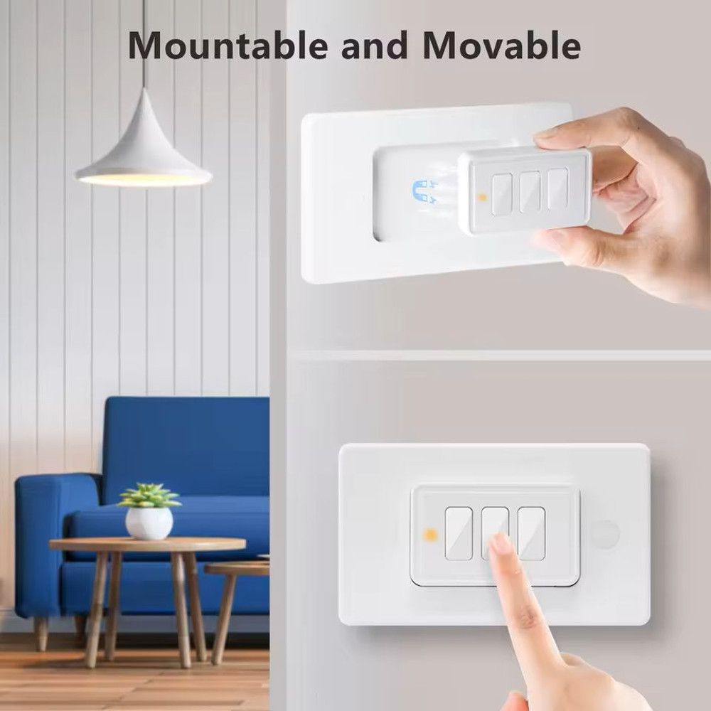 Smart ZigBee Scene Switch 3 Button Remote Control 4
