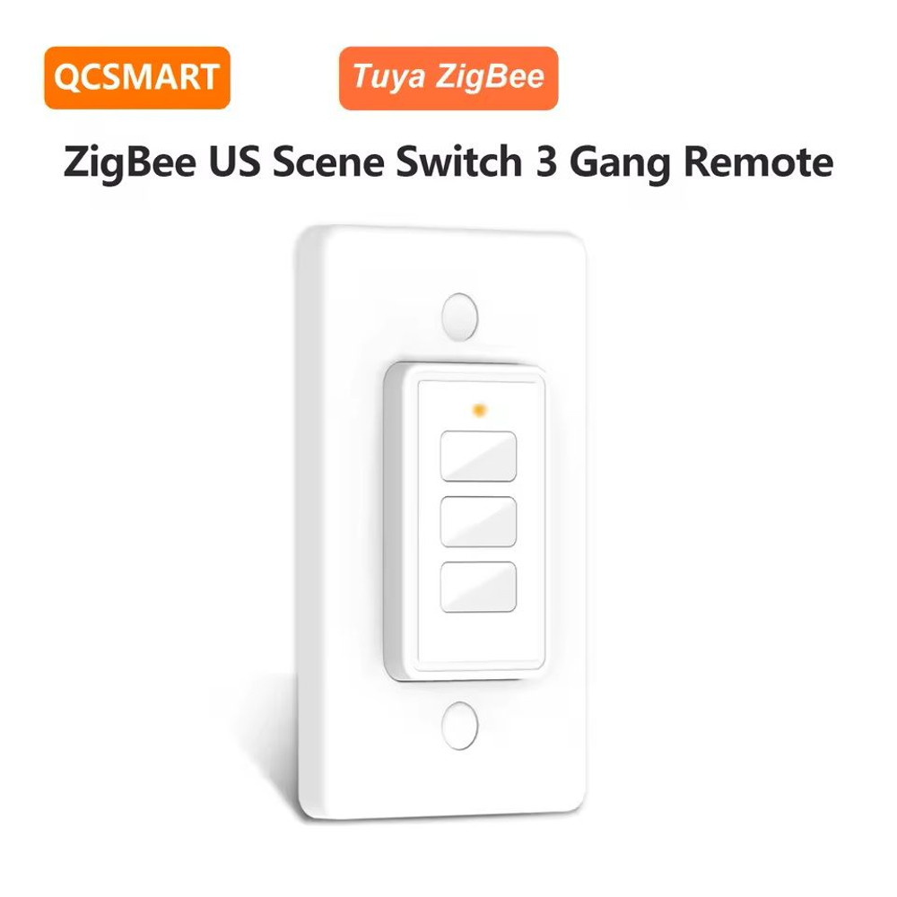 Smart ZigBee Scene Switch 3 Button Remote Control 6