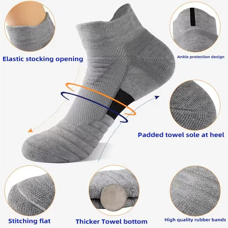Anti Slip Breathable Sport Socks For Men 1