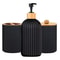 Bathroom Organizer Set Soap Dispenser And Storage Containers 9