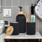 Bathroom Organizer Set Soap Dispenser And Storage Containers 1