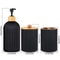 Bathroom Organizer Set Soap Dispenser And Storage Containers 2