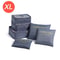 6 Piece Large Travel Organizer Storage Bag Set 16