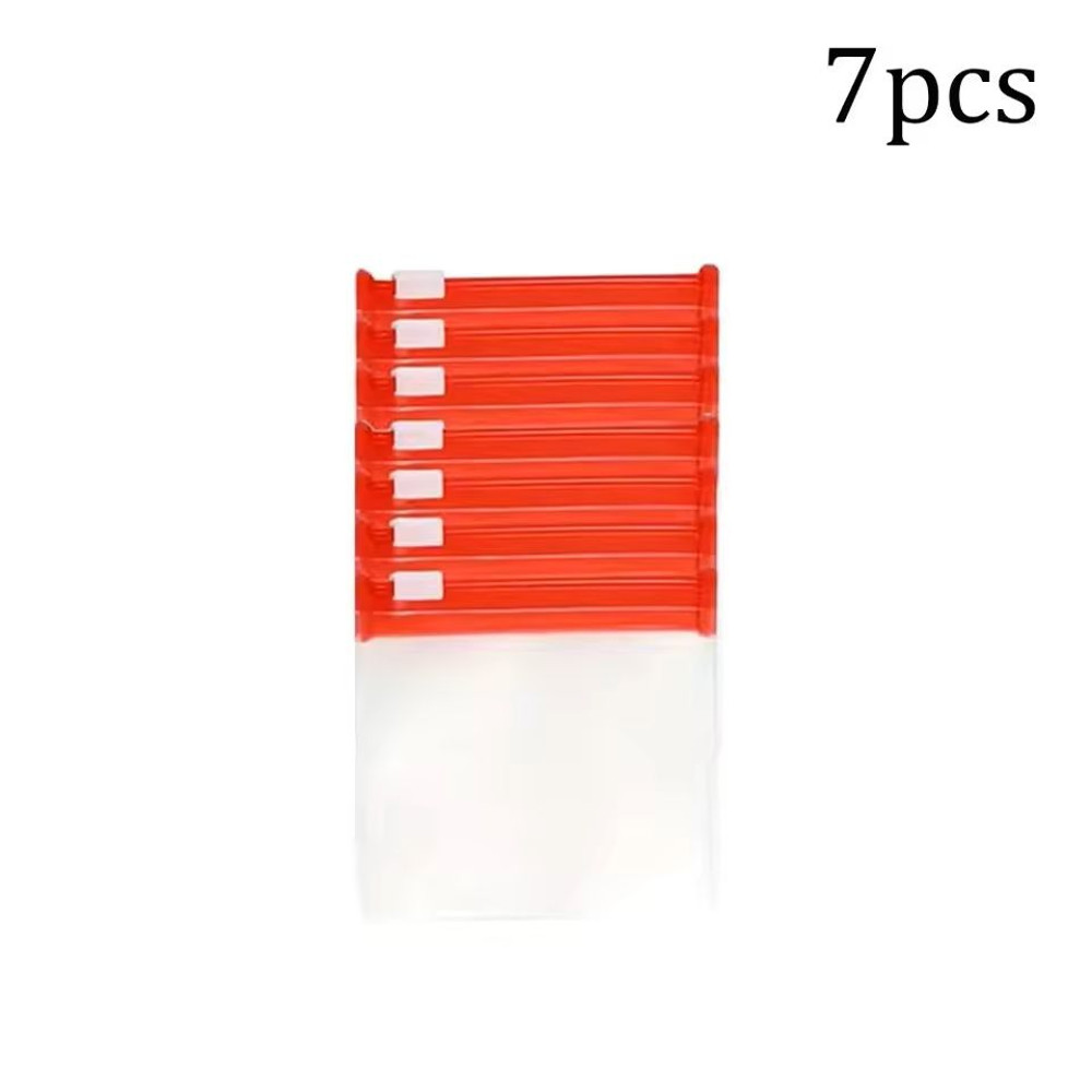 7 Piece Reusable Zippered Pill Pouch Set 9