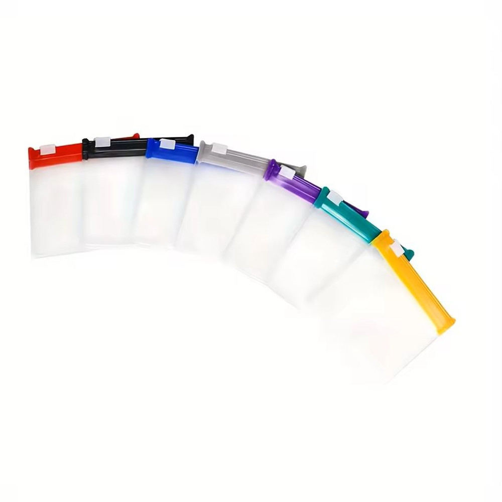 7 Piece Reusable Zippered Pill Pouch Set 12