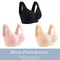 3 Pack Plus Size Seamless Lace Sports Bras 14