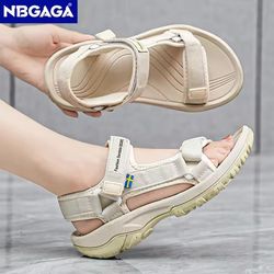 womens classic summer flat sandals for beach and outdoor casual wear