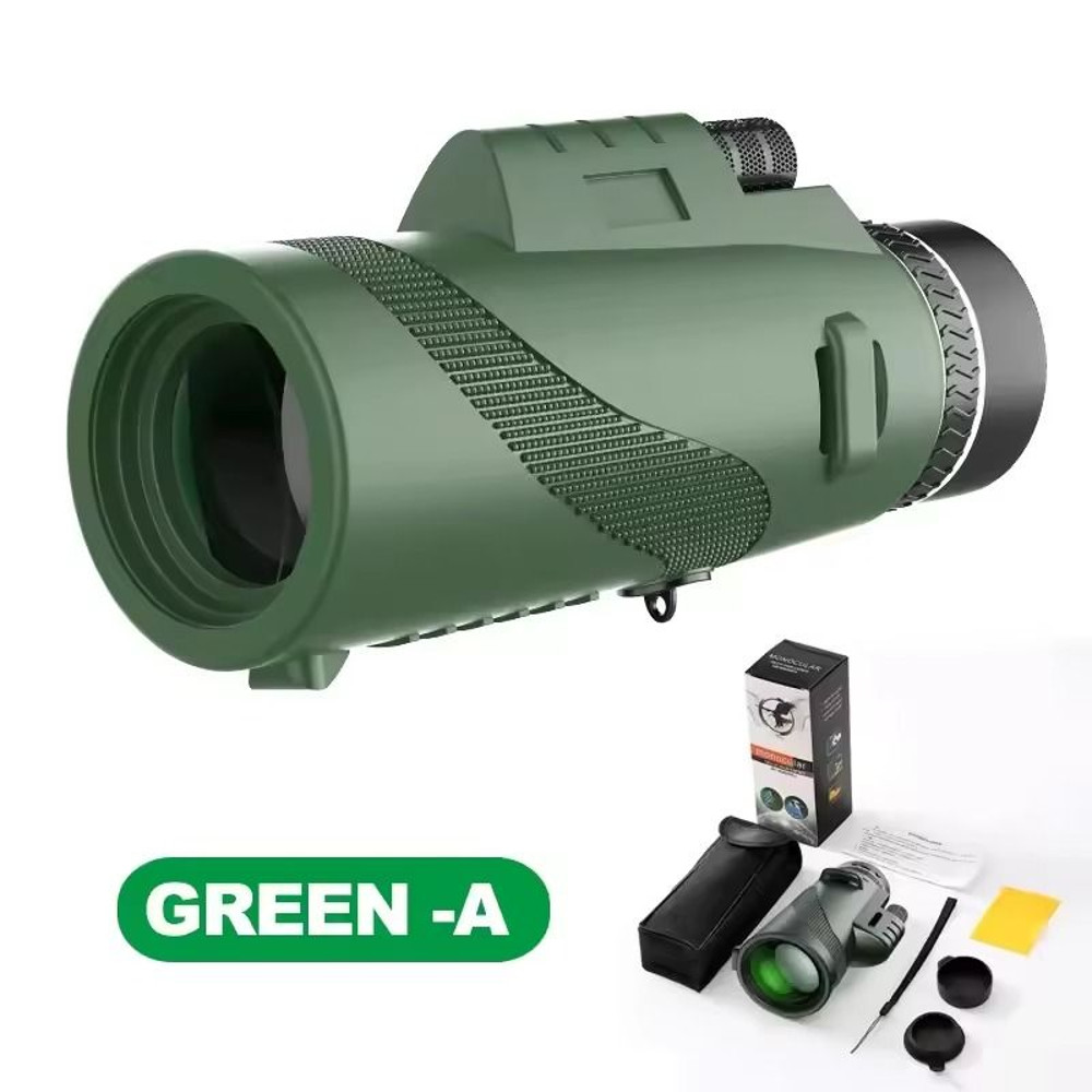 HighPower Monocular Telescope With Tripod And Phone Adapter For Outdoor Camping And Hiking 6
