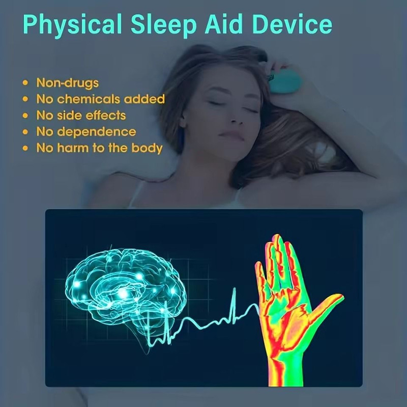 Smart Sleep Aid Device With Soothing Pulse Stimulation For Insomnia And Anxiety Relief 4