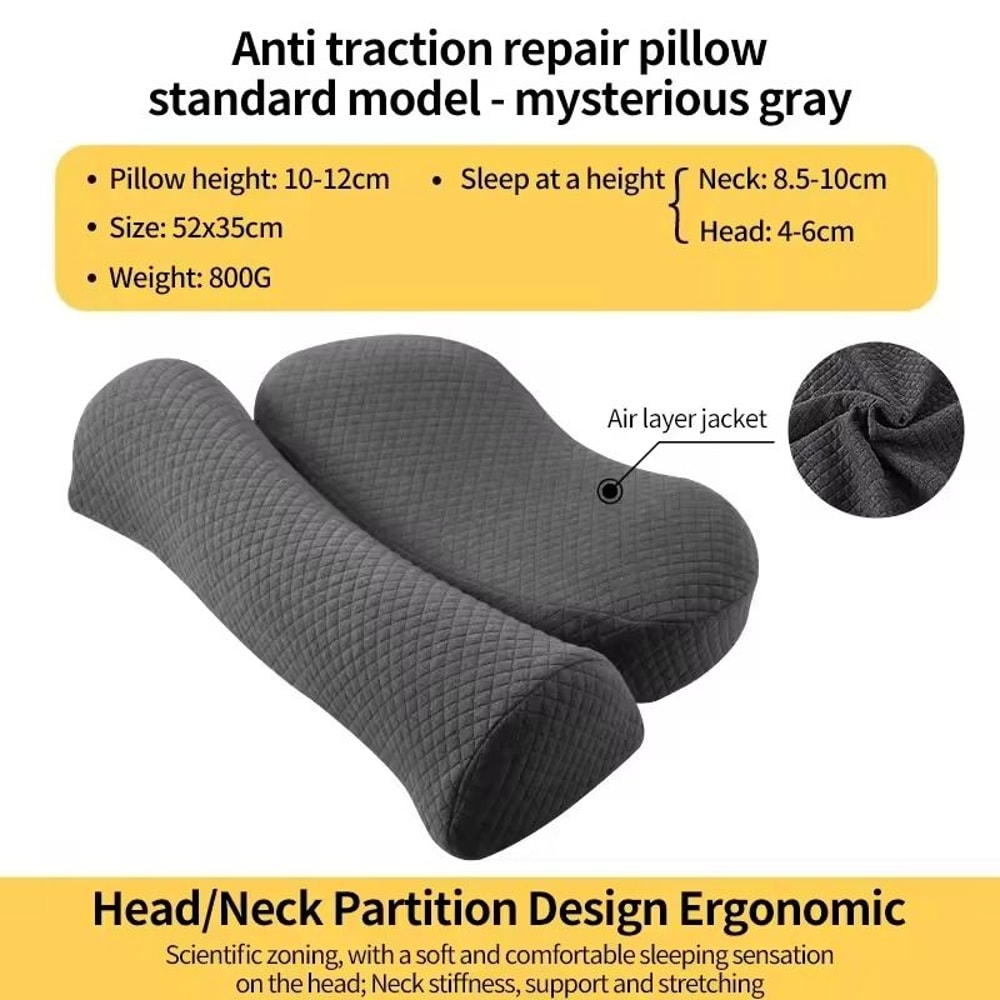Ergonomic Memory Foam Cervical Pillow For Side Sleepers And Neck Support 5
