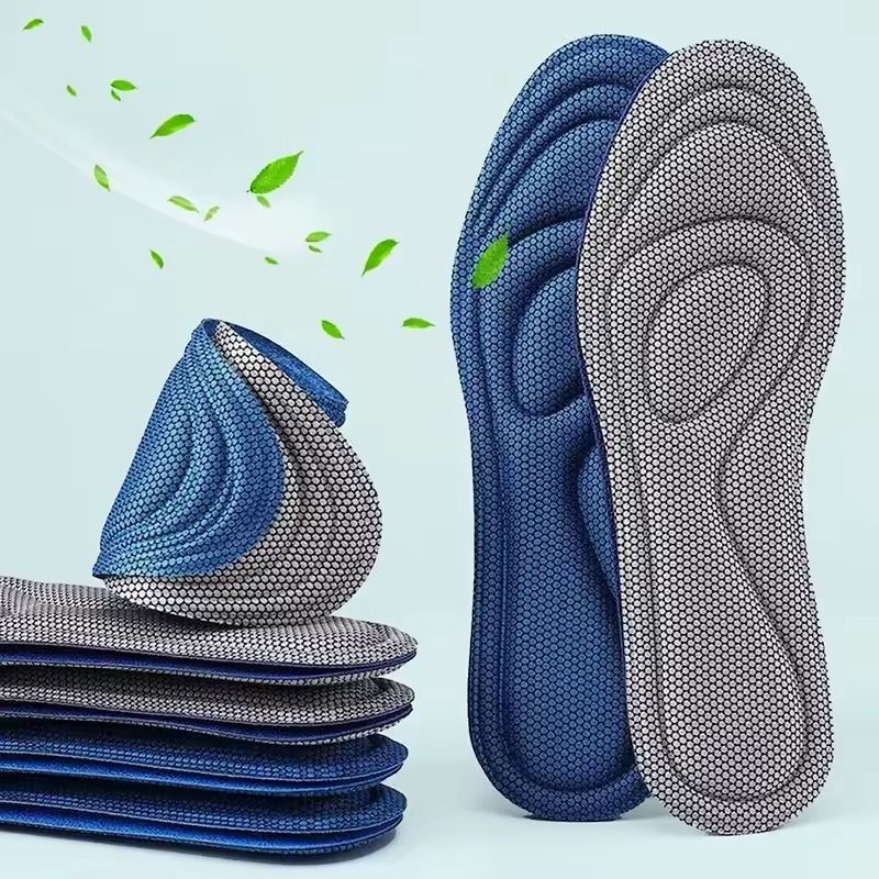 Memory Foam Orthopedic Insoles With Antibacterial Sweat Absorption For Running And Sports 3