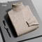 Mens Slim Fit Knitted Turtleneck Sweater With Long Sleeves And AntiPilling Fabric 0