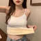 Womens FleeceLined Slim Fit Velvet Corset Tank Top 1