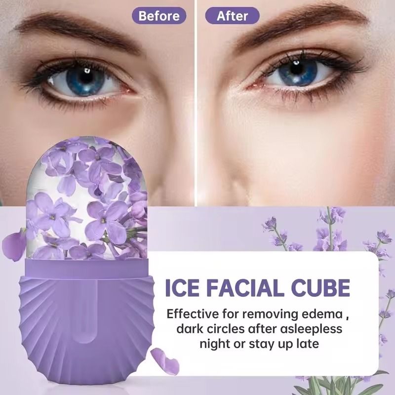 Silicone Ice Face Roller For Puffiness Reduction And Pore Tightening 4