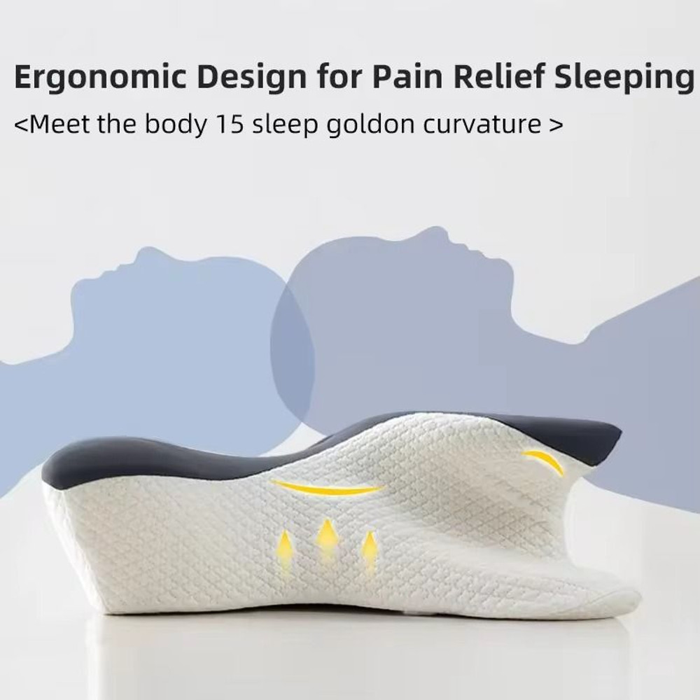 Butterfly Memory Foam Orthopedic Pillow With Neck Support And Slow Rebound Foam 2