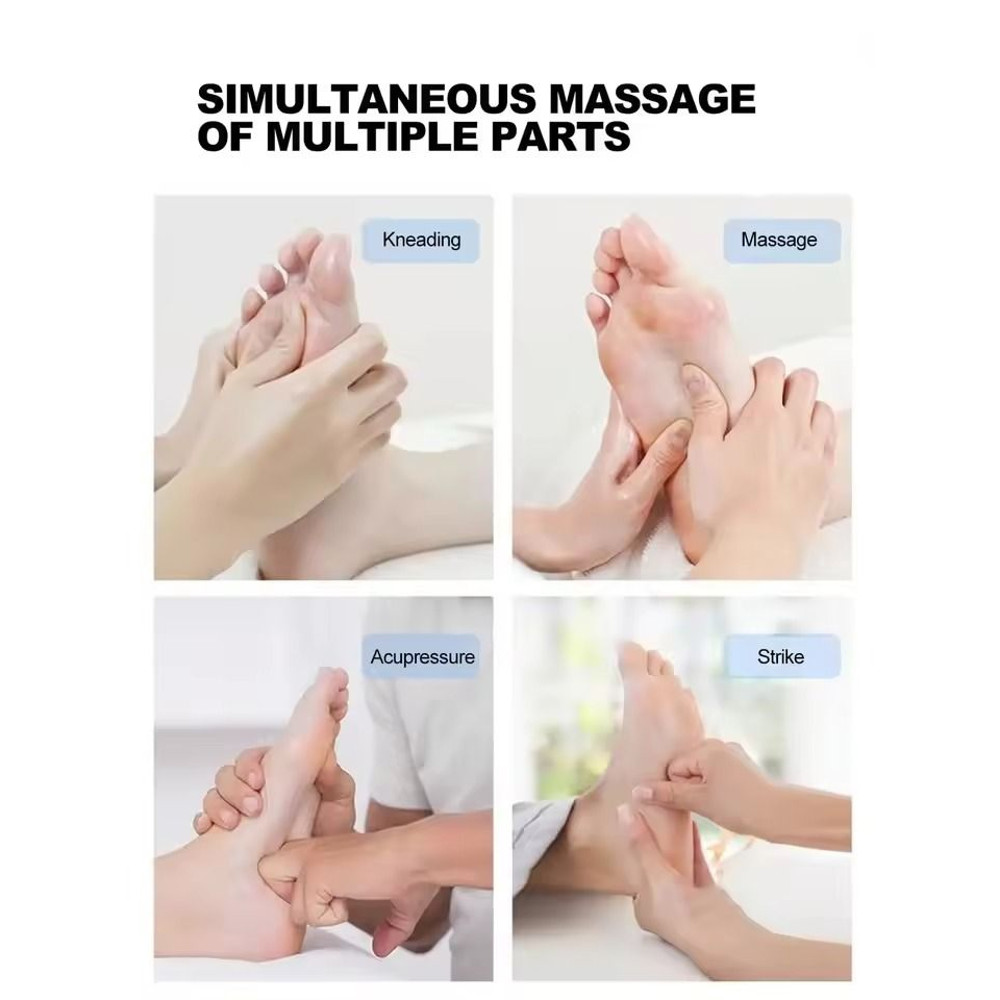 Multifunctional Heated Foot Therapy Massager With Pulse Stimulation 1