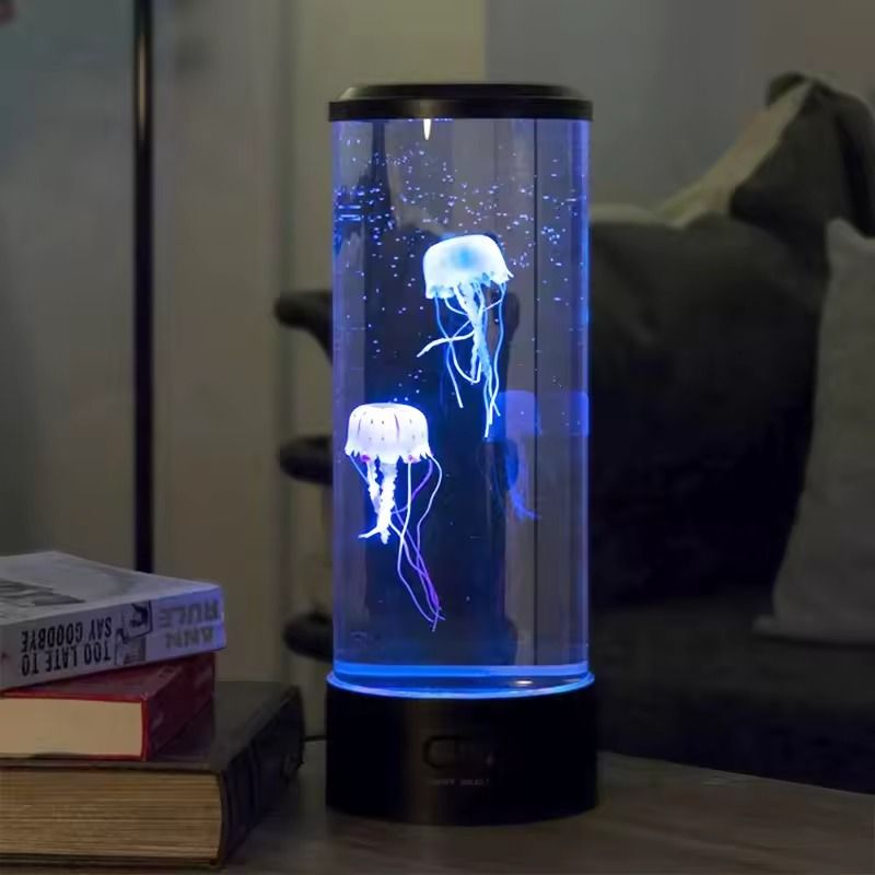LED Jellyfish Mood Lamp With RGB Lighting For Bedroom Decor 3