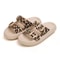 Womens Soft Platform Cloud Slides With Double Buckle 13