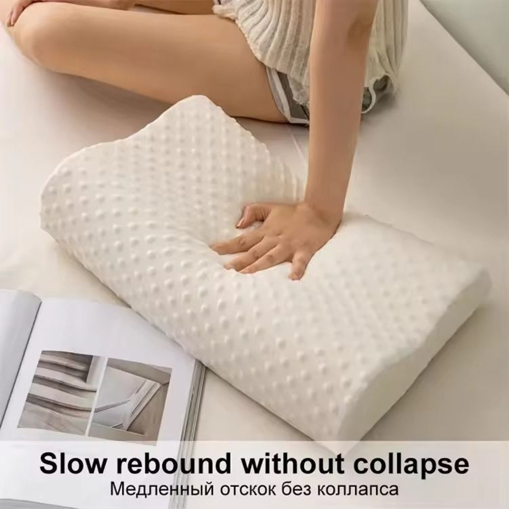 Memory Foam Orthopedic Maternity Pillow With Neck And Back Support 3