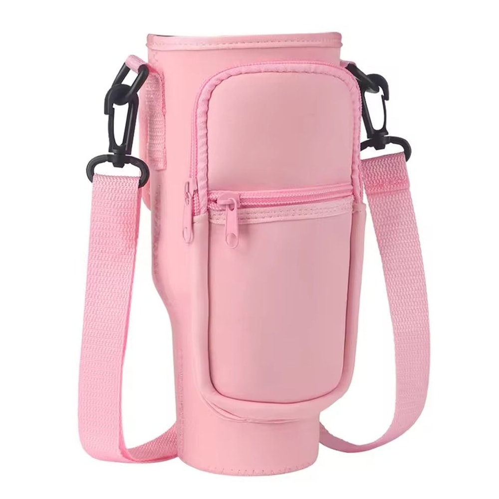 40oz Neoprene Water Bottle Carrier With Adjustable Shoulder Strap 13