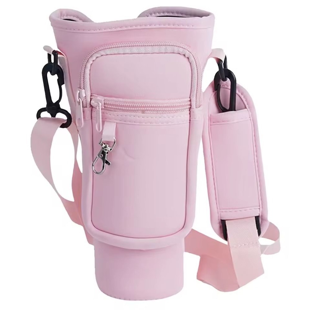 40oz Neoprene Water Bottle Carrier With Adjustable Shoulder Strap 20