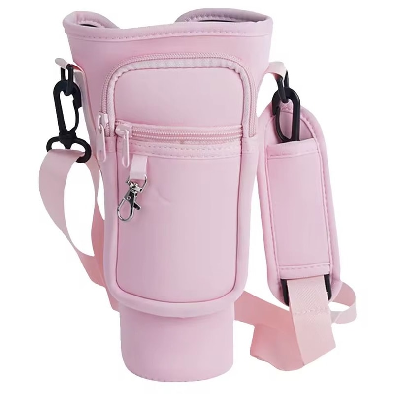 40oz Neoprene Water Bottle Carrier With Adjustable Shoulder Strap 20