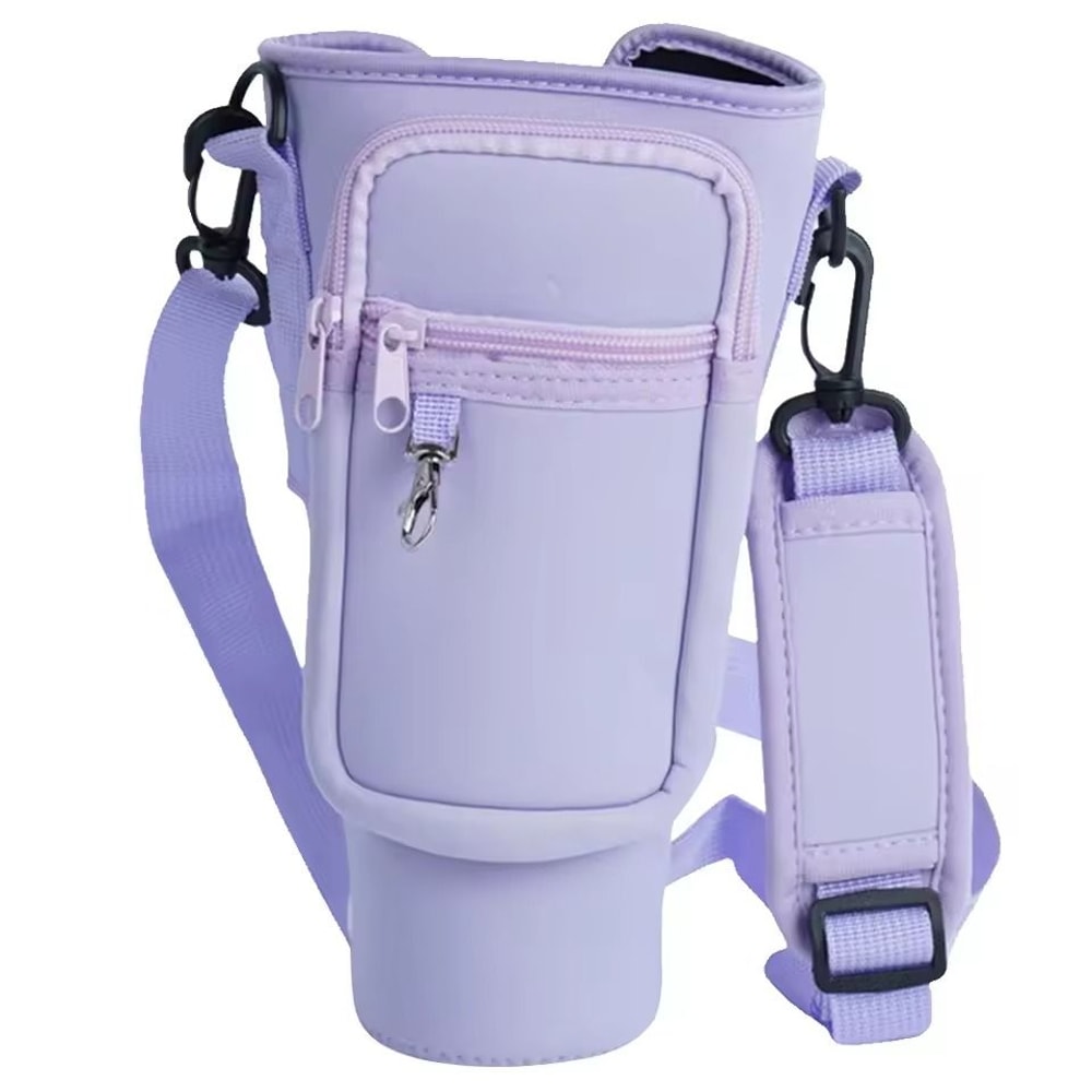 40oz Neoprene Water Bottle Carrier With Adjustable Shoulder Strap 21