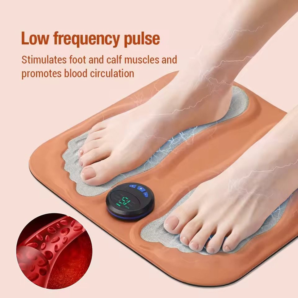 Rechargeable Smart 3D Foot Massage Pad For Circulation And Relaxation 0