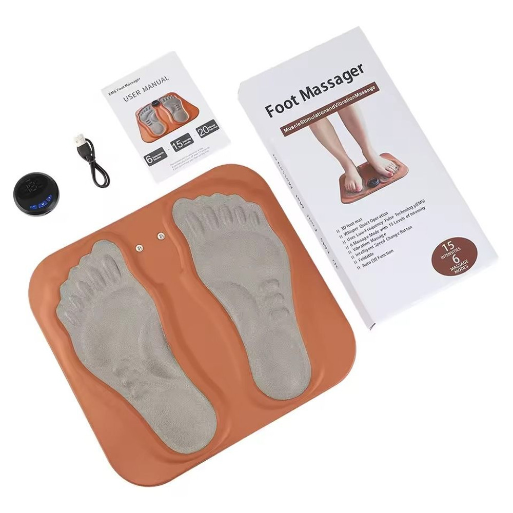 Rechargeable Smart 3D Foot Massage Pad For Circulation And Relaxation 6