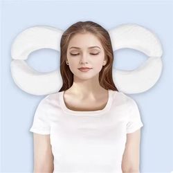 side sleeping memory foam pillow for neck and face support