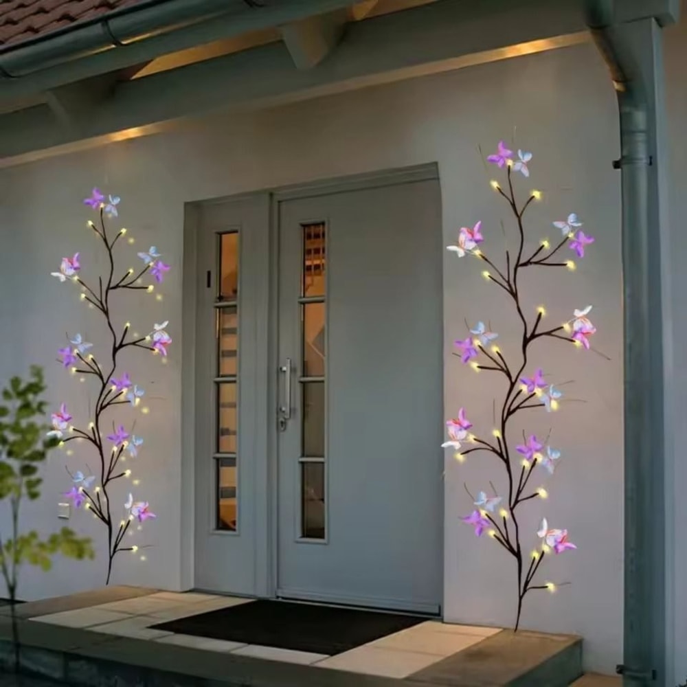 30 LED Enchanted Willow Vine Lights With Butterflies And 8 Modes 1